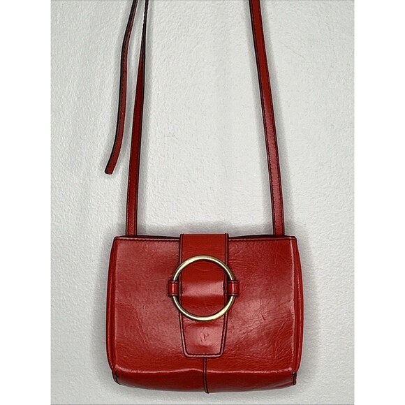 HOBO Handbags - Hobo Women's ELAN Crossbody Bag Color Rio Red Statement Purse Going Out Handbag